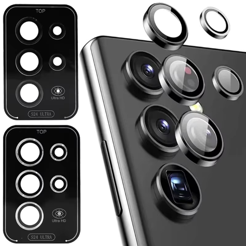 Fim Kameraobjektivschutz aus gehärtetem 9H Glas mit Metall-Ringabdeckung für Samsung Galaxy S26 S25 S24 S23 Ultra Plus FE Edge - Bild 3
