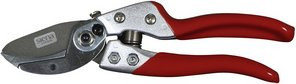 SIENA GARDEN Amboss-Astschere aus Karbonstahl und Aluminium in Rot mit 24 mm Klingenlänge - Bild 1