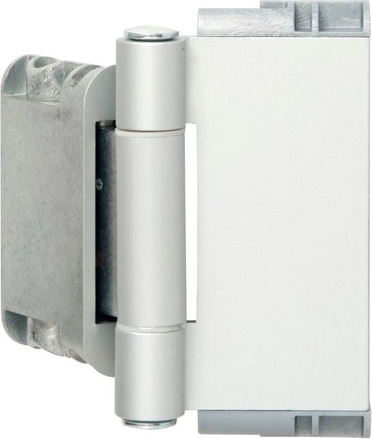 SFS Haustürband Easy 3D mit Stiftsicherung aus Aluminium in Silber Matt Verchromt Eloxiert - Bild 1