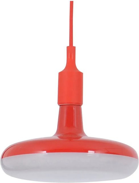 Näve Pendelleuchte UFO rot mit LED-Leuchtmittel und E27 Fassung, Durchmesser: 22 cm - Bild 1