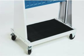 Bott Gummimatte Schwarz für Bodenwanne Rackplus mobil, B: 100 cm, T: 65 cm - Bild 1