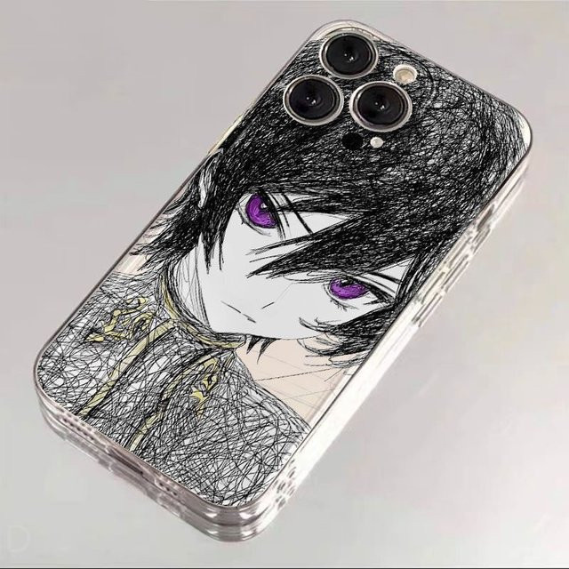 Transparentes Comic-Code Geass Soft Case für Apple iPhone 11 bis iPhone 17 Pro Max und weitere Modelle - Bild 1