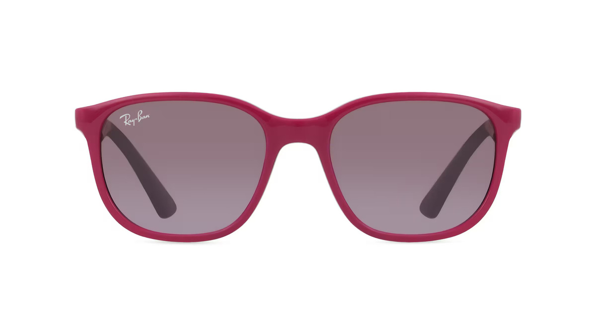 Ray-Ban RJ9078S Kinder-Sonnenbrille, Vollrand, quadratisch, Acetat, pink - Bild 1