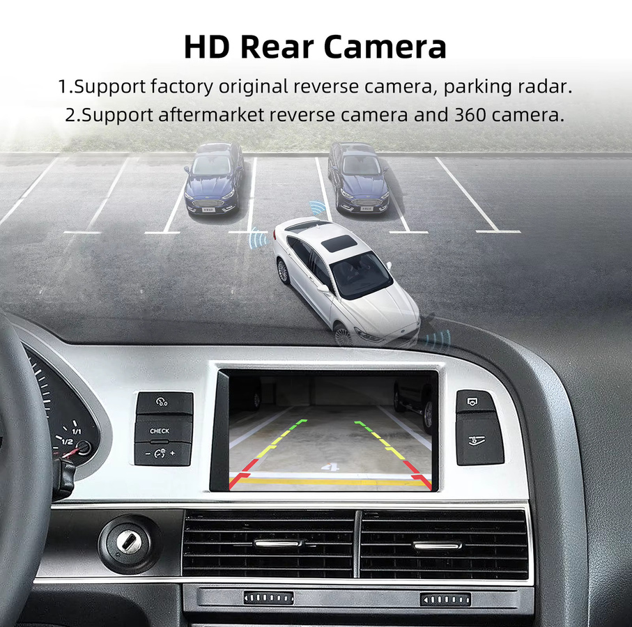 ANYFAR OEM Bildschirm-Upgrade-Decoder-Box für Audi A6 und Q7 2009-2015 mit CarPlay und Android Auto, 6,5 Zoll, Schwarz - Bild 7