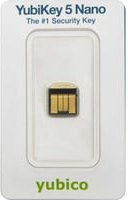 Yubico YubiKey 5 Nano Sicherheitsschlüssel USB-A Schwarz - Bild 1