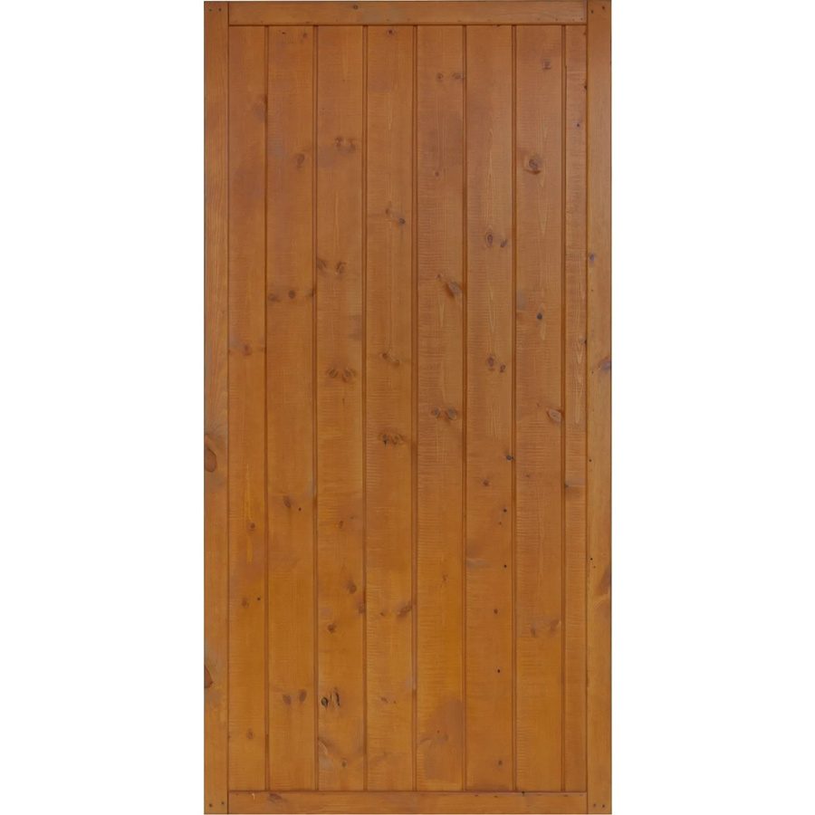 Sichtschutzzaunelement Oxford von Andrewex aus Kiefernholz, braun lackiert, Höhe: 180 cm, Breite: 90 cm - Bild 2