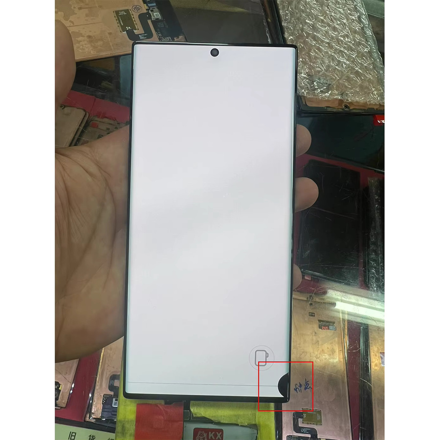 Samsung S22 Ultra S908 LCD-Display Touchscreen Digitizer-Baugruppe mit Defekten, 120Hz AMOLED, Schwarz - Bild 2