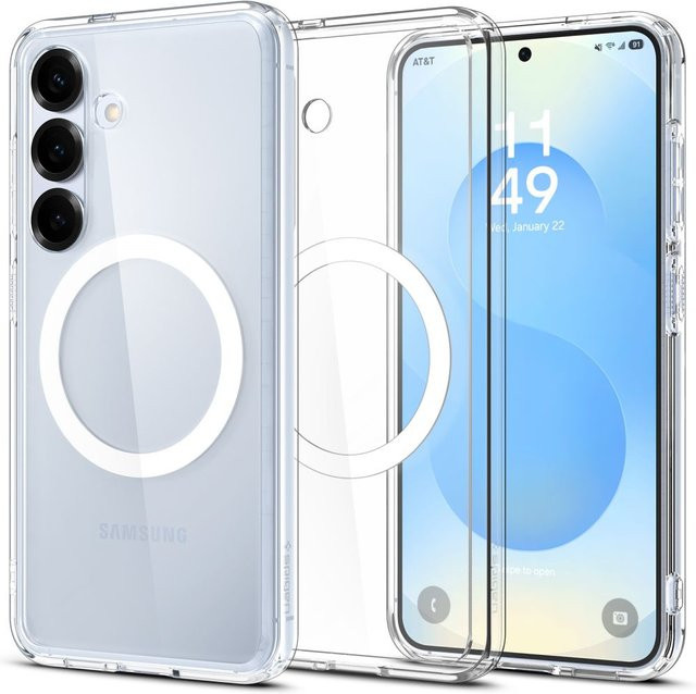 Spigen Ultra Hybrid MagSafe Schutzhülle für Samsung Galaxy S25+ S936 in Weiß - Bild 1