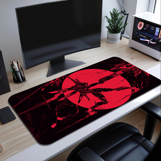 Bilibili Retro Anime U-ULTRAKILL Mauspad Große rutschfeste Schreibtischunterlage mit Anti-Fray-Kanten für PC und Home Office - Bild 1