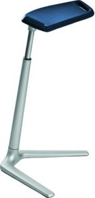 bimos Stehhilfe Fin Professionals in Blau mit PU-Schaum und Aluminiumgestell, Sitzhöhe: 62,0 - 85,0 cm - Bild 1
