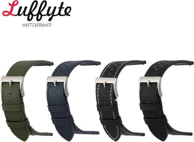 Luffyte Uhrenarmband Nylon, Herren, 18mm 20mm 22mm, Schnellverschluss - Bild 1