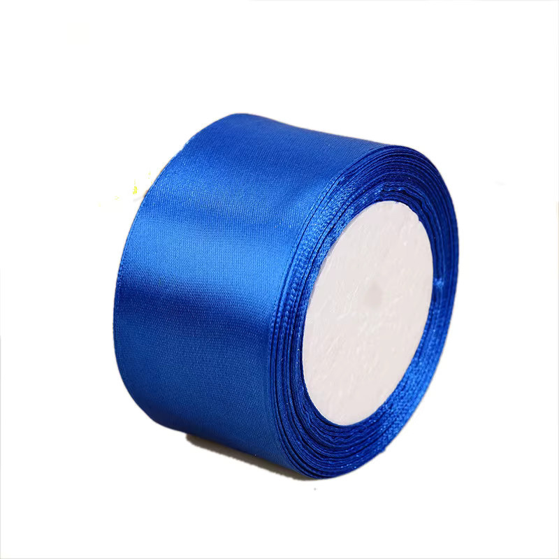 Merylover Satinband Blau für Basteln und DIY-Geschenkverpackungen, Breite: 50 mm, Länge: 22 m - Bild 3