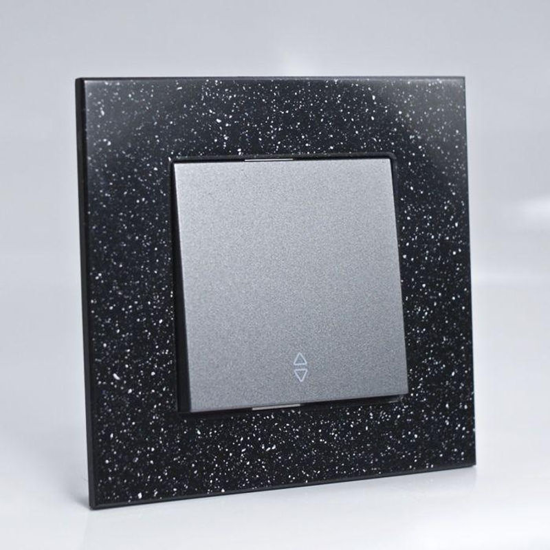Abdeckplatte Corian Quarz 1-fach in Schwarz, B/T/H: 84 x 87 x 1 cm - Bild 2