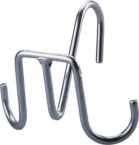 Hailo Eimerhaken aus Edelstahl in Silber für Sprossenleitern, Eimer und Kabeltrommeln mit einer Tragfähigkeit von bis zu 25 kg - Bild 1