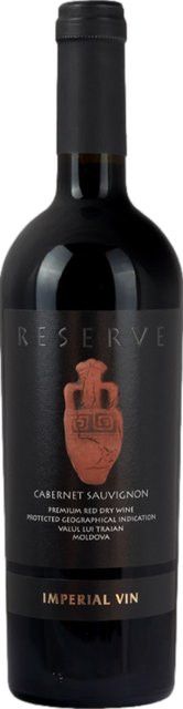 Imperial Vin Rotwein Cabernet Sauvignon 2024, Valul lui Traian, Moldau, trocken, 0,75 l - Bild 1