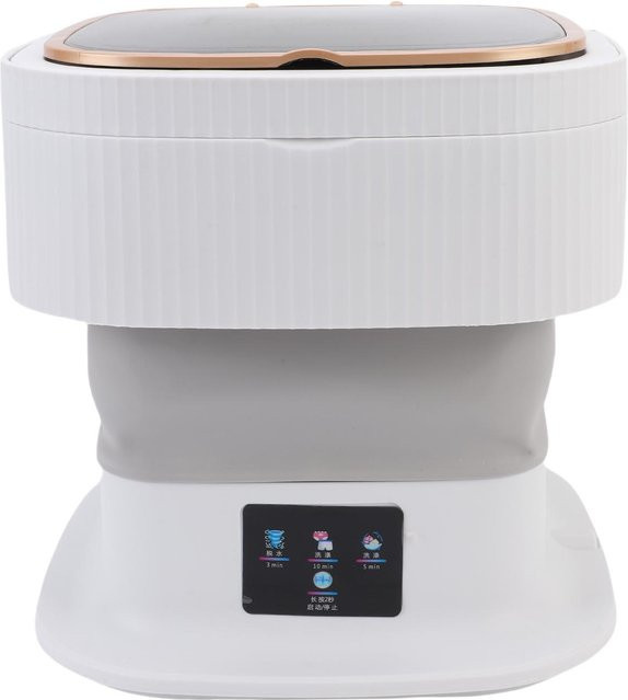 Tragbare Waschmaschine aimo in Weiß mit 11,5 l Fassungsvermögen, faltbares Top-Loader Design für Zuhause oder Studentenwohnheime - Bild 1