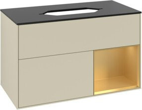 V&B Waschtischunterschrank Finion in Lackausführung, Breite: 100 cm, Tiefe: 60,3 cm - Bild 1