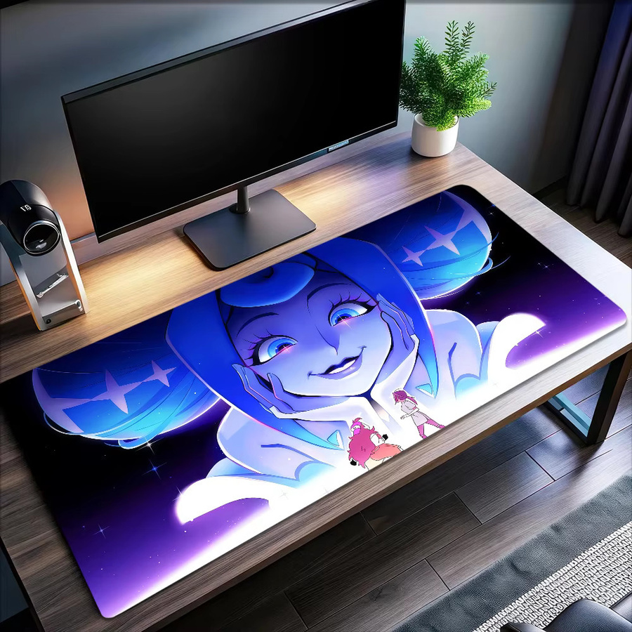 Großes Gaming-Mauspad K-Nights of G-Guinevere im Cartoon-Anime-Design, rutschfest mit Lockedge, Mehrfarbig - Bild 4