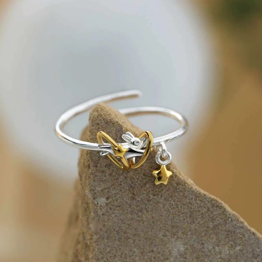 f.a.n. Ring, 925 Silber, Kaninchen, Damen - Bild 2