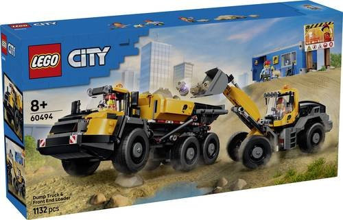 LEGO City Kipplaster und Schaufellader Baustelle ab 8 Jahren - Bild 1