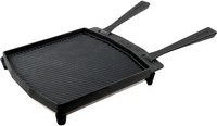 Ooni Grizzler Doppelseitige Grillplatte aus Gusseisen und Edelstahl in Anthrazit und Schwarz - Bild 1