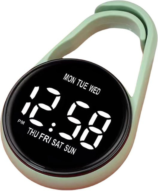 Elektronische Uhr, licht grau, wasserdicht, Unisex - Bild 1