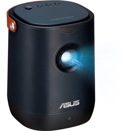 Asus ZenBeam L2 DLP Beamer in Beige und Schwarz mit 960lm, Full HD und 4K UHD Unterstützung, akkubetrieben mit Autofokus