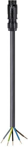 Wieland Electric Anschlussleitung Schwarz 46.452.1004.1 - Bild 1