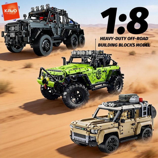 KAVOWORLD Offroad-Fahrzeug, Schwerlast-LKW-Modell, 1:8, Bausatz - Bild 1