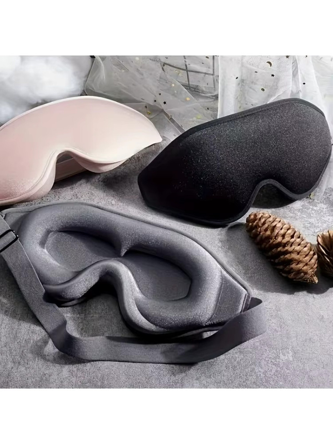 3D-Augenmaske, Blackout, Unisex - Bild 5