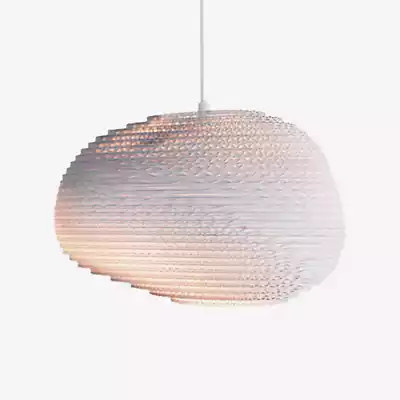 Graypants Scraplights Alki Pendelleuchte in Grau und Weiß - Bild 1