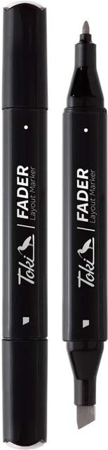 Toki Marker Fader Permanentmarker mit Keilspitze in 66 Farben, Warm Grey WG4 - Bild 1