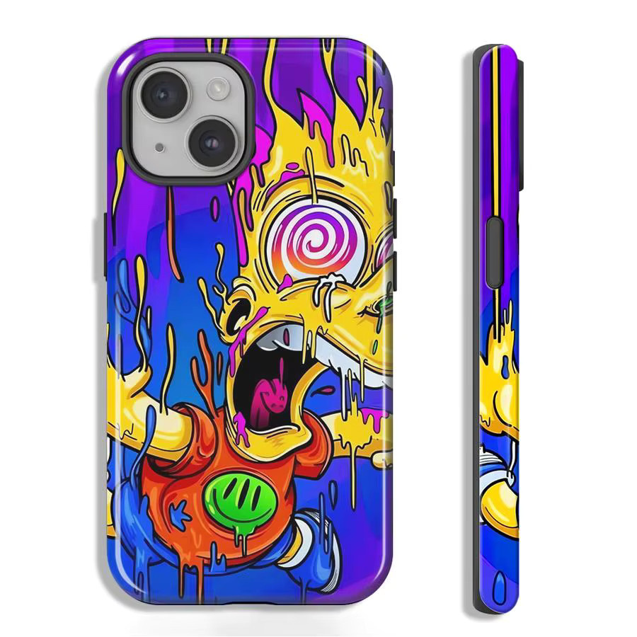 Lustige The Simpsons Handyhülle für Apple iPhone Modelle in Multicolor - Bild 3