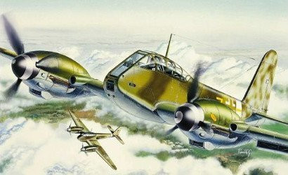 Italeri Messerschmitt Me 410 Hornisse, Modell, 1:72 - Bild 1