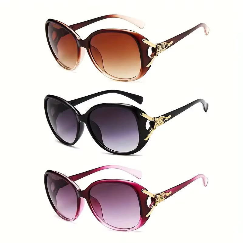 ZXWLYXGX Sonnenbrille Damen, Kunststoff, Vollrand, Übergroß - Bild 2