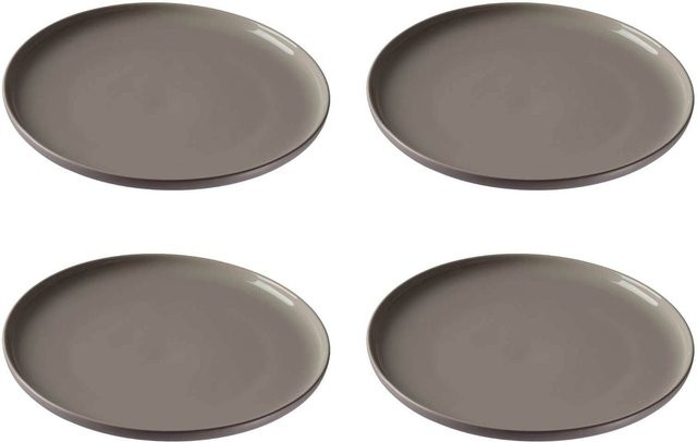 Ritzenhoff & Breker Speiseteller Jasper aus Steinzeug, 4er Set, Taupe/Beige/Grau, Durchmesser: 26,0 cm - Bild 1