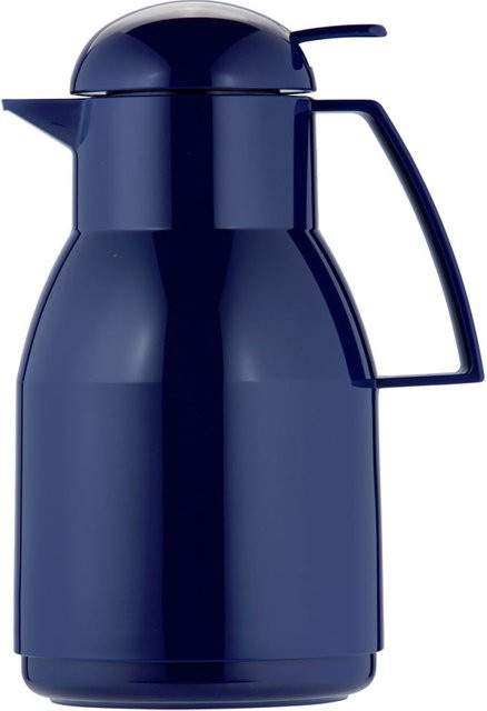 Helios Isolierkanne Top Push Blau, 1 l, Höhe: 25,5 cm - Bild 1
