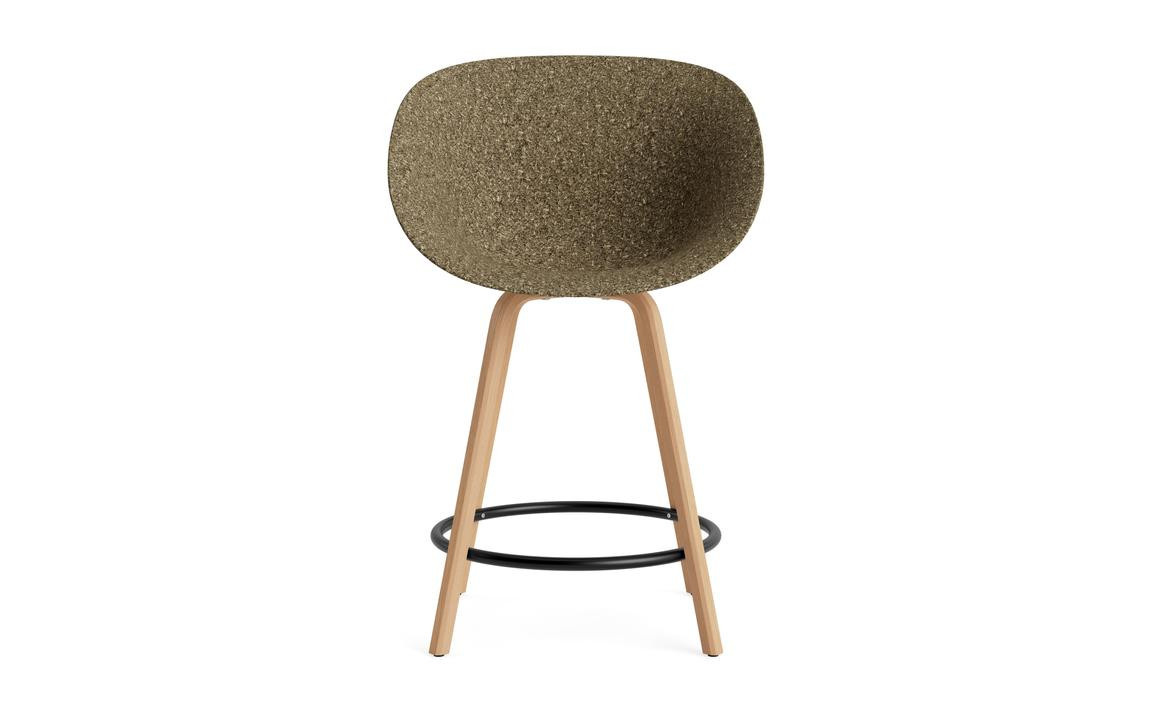 Normann Copenhagen Mat Bar Armlehnstuhl aus Buche und Hanf in Grün - Bild 2
