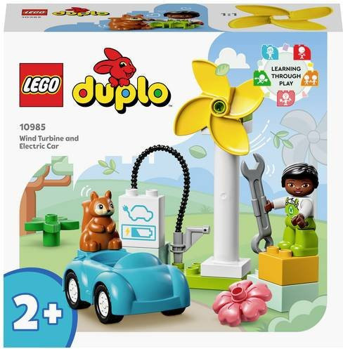 LEGO DUPLO Windrad und Elektroauto Set für Kinder ab 2 Jahren - Bild 1