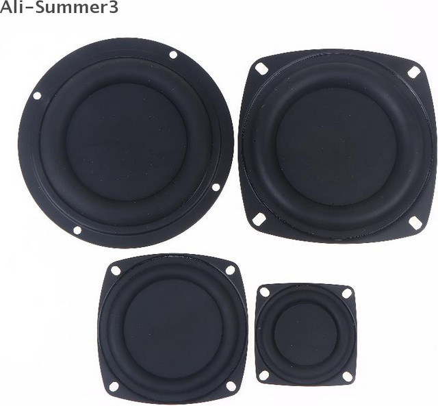 Universal Woofer Kühler Bass Passive Lautsprecher Membran Vibration Platte in Schwarz für DIY Niederfrequenz Lautsprecher - Bild 1