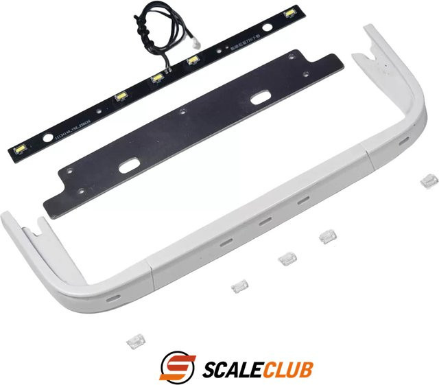 SCALECLUB Tamiya 770s Cab Bottom Upgrade, Unterer Spoiler mit Lichtern, 1:14, Zubehör - Bild 1