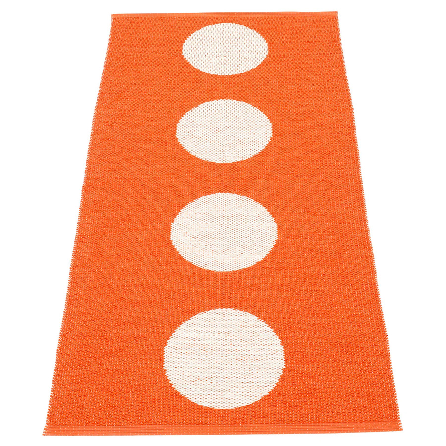 Pappelina Vera Teppich orange / vanilla B/T: 70 x 150 cm - Bild 1