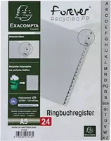 Exacompta A-Z Register Forever DIN A5 in Grau und Weiß - Bild 1