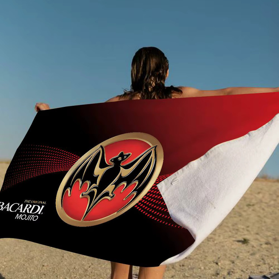 B-Bacardi Mikrofaser-Strandtuch Multicolor für Yoga, Schwimmen und Sport - Bild 3