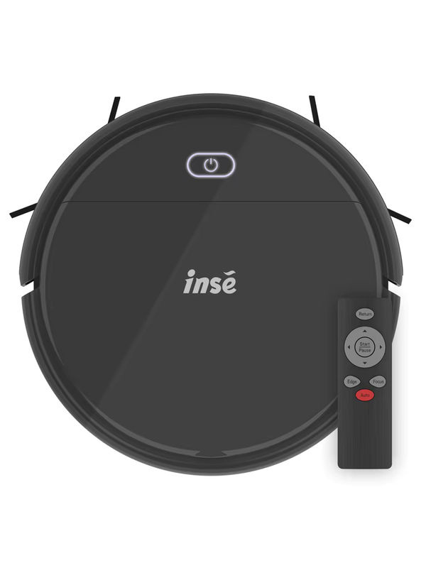 INSE 3-in-1 Roboter-Staubsauger mit Selbstreinigungsfunktion und abnehmbarem Wischmopp in Schwarz für Teppiche und Tierhaare - Bild 9
