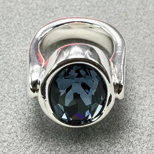 Dorapang Beautiful Jewelry Ring, Silber, Kristall, Zirkonia, Unisex, 58 mm - Bild 1