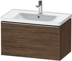 Duravit Waschtischunterschrank D-Neo wandhängend in Braun, B: 78,4 cm, T: 45,2 cm, H: 44,0 cm - Bild 1
