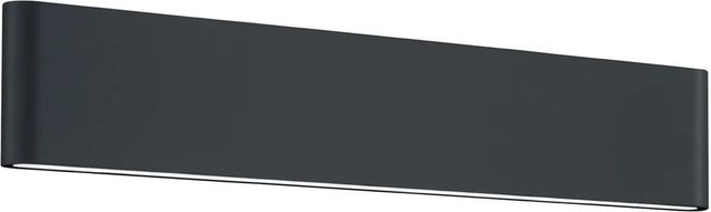 Trio LED-Wandleuchte Thames II in Anthrazit für Außenbereich, B/H/T: 46,05 x 9,0 x 4,0 cm - Bild 1