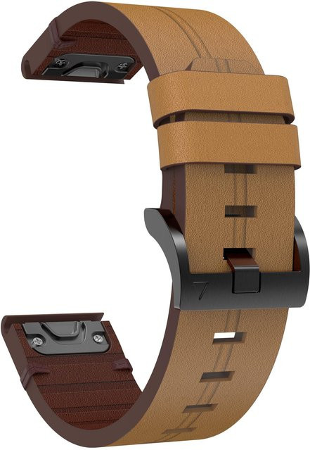 MY-CASE Uhrenarmband Leder, 26mm, hellbraun, Unisex - Bild 1