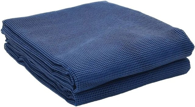 vidaXL Zeltteppich Blau mit geometrischem Muster, UV-beständig und rutschfest, B/T: 4 x 2 m - Bild 1